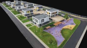 Обзор строительства быстровозводимого поселка из трехслойных панелей и домокомплектов CORNER Kaltino