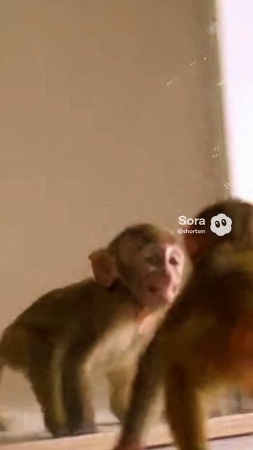 Мартышка и зеркало