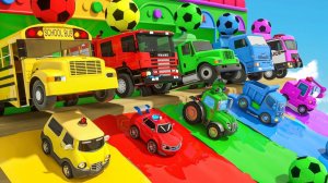 Сборник мультфильмов про машинки для детей и малышей #1