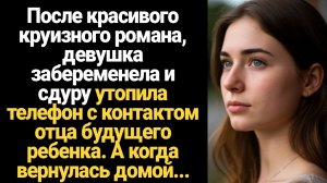 ИСТОРИИ ИЗ ЖИЗНИ/После красивого круизного романа девушка забеременела и сдуру утопила телефон с кон