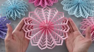 Красивые снежинки из бумаги своими руками 2026