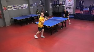 1/2 ф. МИКСТ 31 очко Сергеев/Ланцетова (1163) - Минин/Шамахова (1253) 14.12 настольный теннис СПб