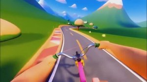 Иммерсивное видео. Мультяшные гонки