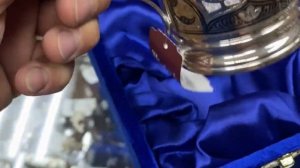 Серебряный подстаканник, пд021