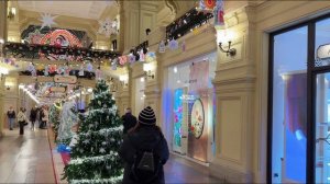 Внутри России рождественская красота как в кино ГУМ и Красная площадь 🎄