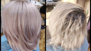 Песочно- розовый блонд.