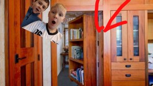 мы сделали тайную комнату!!!