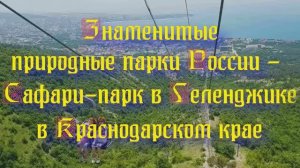 Природа регионов России. Знаменитые парки - Сафари-парк в Геленджике Краснодарского края