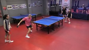 Сергеев/Ланцетова (1164) - Крутов/Игнатьева (500) 14.12 Парный турнир по настольному теннису СПб