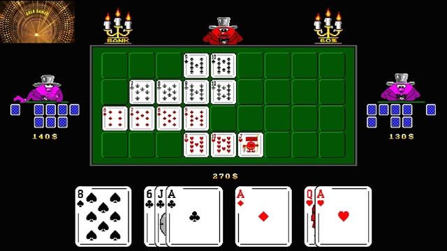 карточная игра - Девятка (2 партия) смотреть онлайн