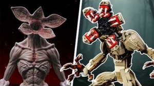 Лего Очень странные дела 5 я создал Демогоргона за 100 дней. Эволюционировавший монстр из Lego