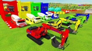 КАТАЕМСЯ ПО КРУТЫМ ТРАССАМ НА ФЕРМЕ - МУЛЬТИКИ ПРО РАЗНОЦВЕТНЫЕ ГРУЗОВИКИ И МАШИНКИ ДЛЯ ДЕТЕЙ 🚜 #3