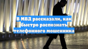В МВД рассказали, как быстро распознать телефонного мошенника