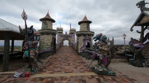 парк Еленовка скульптуры  из арт бетона.