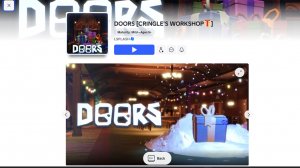 Doors новогоднее обновление! играю в Doors