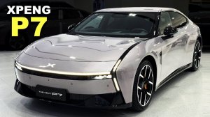Новый XPeng P7 — стильный электромобиль-седан с запасом хода 820 км. Полный обзор.