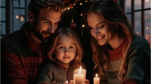 С рождеством! 25 декабря. Роскошная музыкальная открытка.