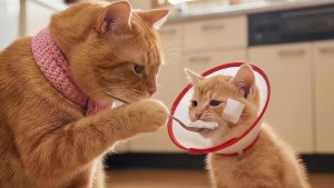 Как котик заболел