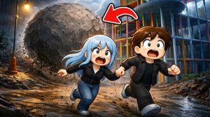 УБЕГИ ОТ ГИГАНТСКОГО КАМНЯ В РОБЛОКС ! ЧЕЛЕНДЖ НА ВЫЖИВАНИЕ ROBLOX ФЛАСОЧКА