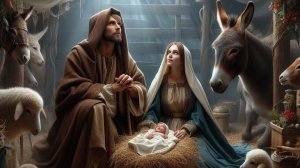 С католическим рождеством. Красивая музыкальная открытка.