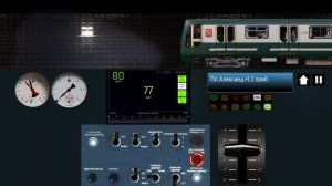 Симулятор Ленинградского метро 2D. Катаюсь по правобережной линии(V4) на 81-722.3(юбилейный)