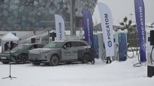 На парковке ЛДС «Сибирь Арена» открылся первый в Новосибирске электрозарядный комплекс