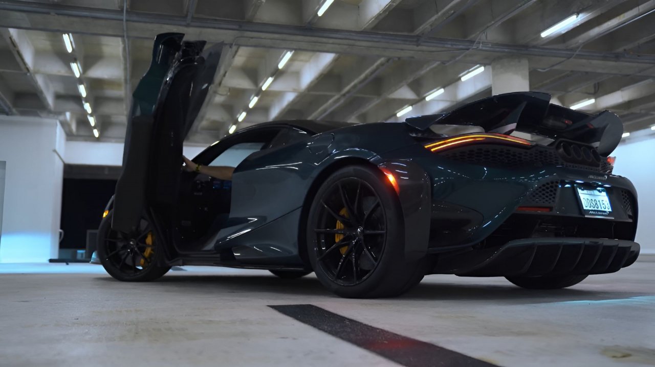 Mclaren 765LT Ночной Драйв в Майами