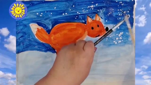 "Лисья охота" поэтапное рисование смотреть онлайн