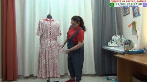 обзор модели и уроков  кроим и шьём платье с цельнокроеными рукавами  авторская модель   12 складок