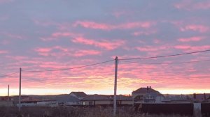 Красивое небо .Утро 21.12.2025 ДНТ Южное Анапа