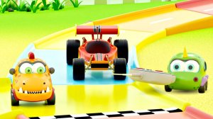 Гоночная ТРАССА для машинок ️Мультики про машинки Мокас