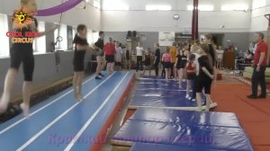 Первый день - первая тренировка по гимнастике