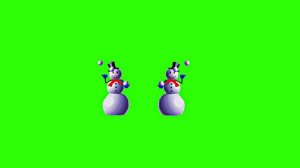 Хромакей Зима и Новый Год! Снеговики Подготовка к Новому Году от Киностудии Мудрого Кота Тимофея