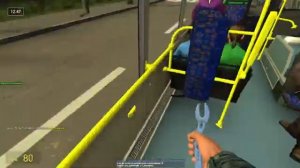 Garry's mod. Поездка на троллейбусе УТТЗ-6241.01 «Горожанин», маршрут 1