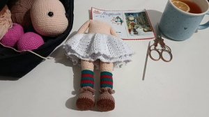 Куколка Пряничька  процесс, итог 🧶❄️,, Зимний бум амигуруми,,