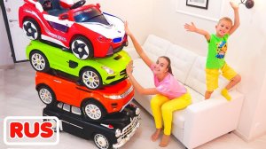 История с машинками от Ники и Влада для детей!