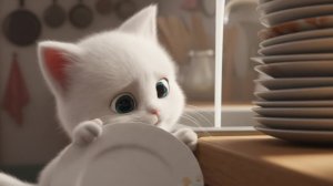 Мультфильмы для детей. Мультики онлайн смотреть про белую кошку и ее котят трансляция