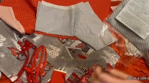 Распаковка новогодних тканей 🎄Идеи и проекты