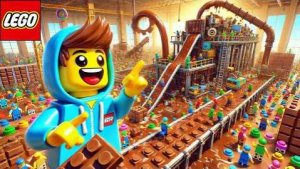 Шоколадная фабрика LEGO в стиле MrBeast 🍫 Lego Auto Tech