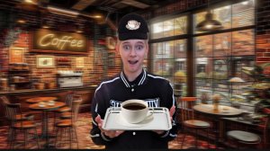 24 часа В КОФЕЙНЕ ! Геймплей в ресторан кофе