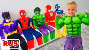 Влад своей СУПЕРСИЛОЙ помогает ДРУЗЬЯМ!