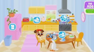 Детский развивающий мультфильм: уборка дома.