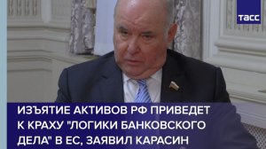 Изъятие активов РФ приведет  к краху "логики банковского дела" в ЕС, заявил Карасин