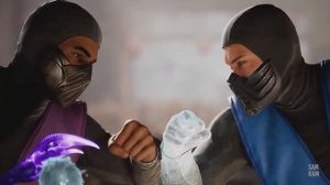 Mortal Kombat 1 - Рэйн vs Саб-Зиро. Бруталити