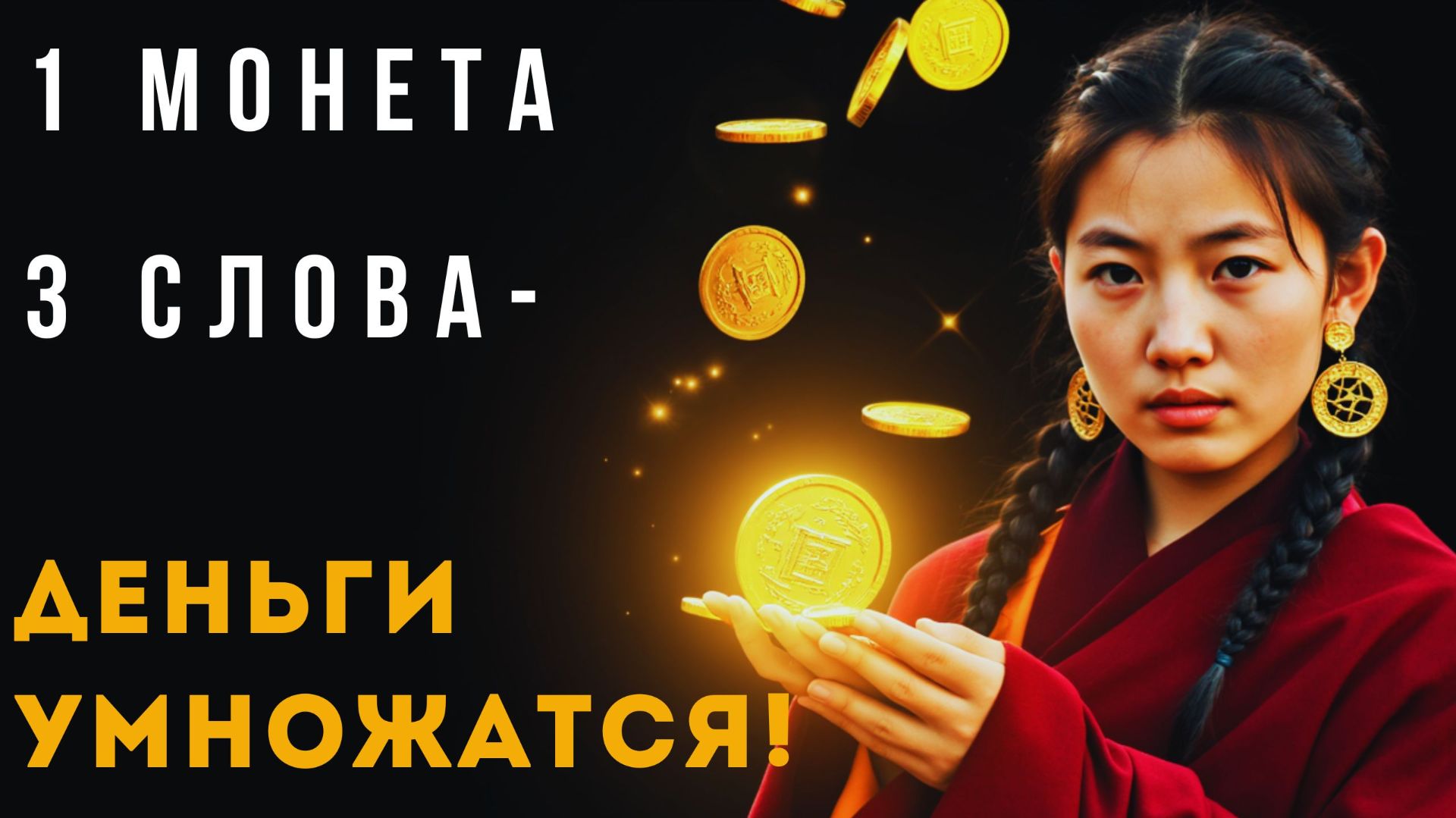 Положи монету СЮДА и скажи 3 слова — деньги умножатся в 10 раз! Тибетский секрет! смотреть онлайн