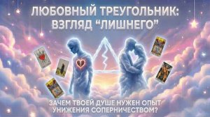 Любовный Треугольник: Зачем твоей душе нужен опыт унижения соперничеством? (Вариант 3) 💕 Таро! 🧿