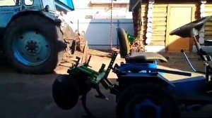 Окучили огород