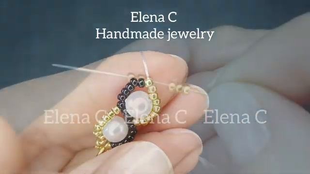 Простой и Красивый Браслет из бисера и бусин от Elena C - Украшения ручной работы смотреть онлайн