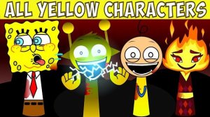 INCREDIBOX SPRUNKI ВСЕ ЖЕЛТЫЕ СПРУНКИ ФАЗА 2 | ЭЛЕМЕНТАРНО | РИК И МОРТИ | ТЕМНЫЕ SPRUNKI