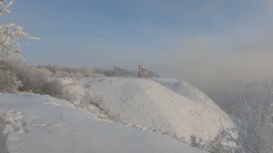 Красноярск декабрь 2023г. смотровая Красивый берег